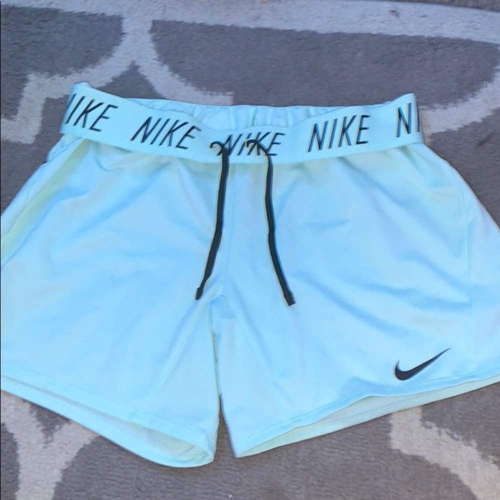 mint nike shorts